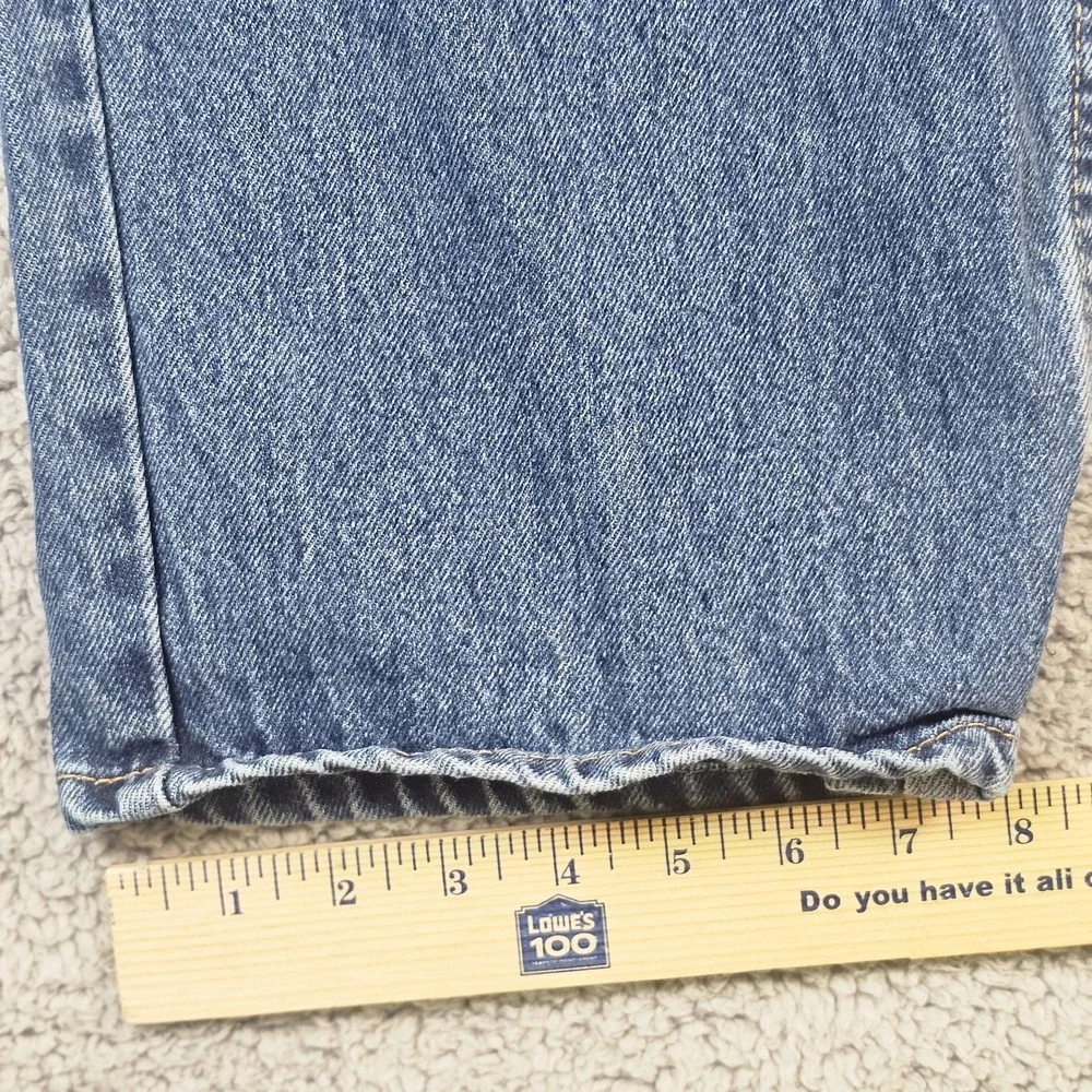 Levis 550 Jeans Mens 44x34 Blue Relaxed Fit Tapered Denim Medium Wash‎ Pants